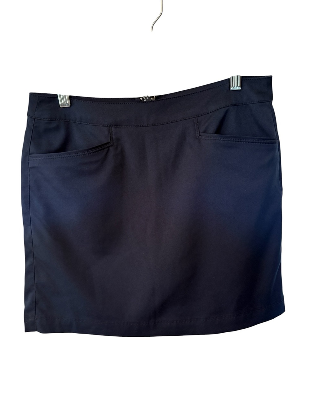 PGA Tour Navy Mini Skirt with Zip Waist